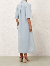 Zimmermann Ice Storm Acacia Denim Midi Dress