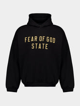 Fear Of God Essentials Black Fleece Hoodie