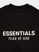 Fear Of God Essentials Black Essentials Fleece Crewneck