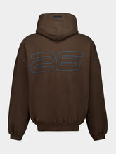 Fear Of God Essentials Brown Heavy Fleece 90s Hooded Sweatshirt