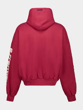 Fear Of God Essentials Crimson Cropped Relaxed Hooded Sweatshirt