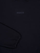 Fear Of God Essentials Jet Black Hooded Sweatshirt Modern Fit