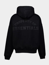 Fear Of God Essentials Black Property Lounge Hooded Sweatshirt