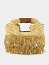 Sensi Studio Fringed Basket Beach Bag