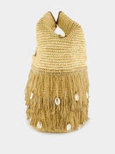 Sensi Studio Fringed Basket Beach Bag