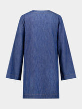 Zimmermann Railway Blue Wylie Denim Tunic Dress
