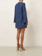 Zimmermann Railway Blue Wylie Denim Tunic Dress