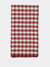 Maison de Vacances Red Bourdon Black Mesh Gingham Rectangular Large Tablecloth