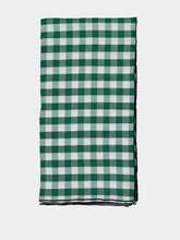 Maison de Vacances Green Bourdon Black Mesh Gingham Rectangular Large Tablecloth