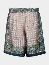 Amiri Bandana Monogram Shorts