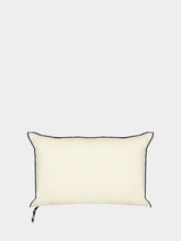 Maison de Vacances White Linen Cushion