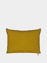 Maison de Vacances Vice Versa Washed Linen Mustard Cushion
