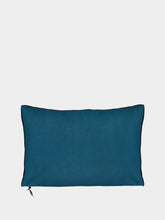 Maison de Vacances Stone Washed Linen Deep Blue Cushion