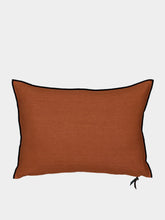 Maison de Vacances Sienne Brown Linen Cushion