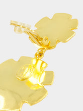 Sylvia Toledano Gio Textured Drop Earrings in Golden Brass