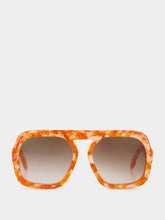 Emmanuelle Khanh Sunglasses 1997 in Orange