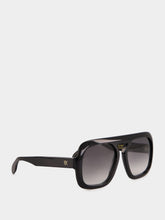 Emmanuelle Khanh Black 1997 Oversized Sunglasses