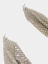 Rabanne Silver Chainmail Drop Earrings