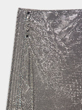 Rabanne Silver Chainmail Draped Skirt