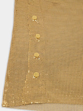 Rabanne Gold Chainmail Sleeveless Top