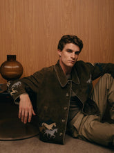 Baziszt Khaki Valero Suede Horse Jacket