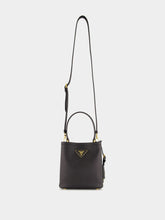 Prada Black Small Saffiano Leather Panier Bag