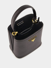 Prada Black Small Saffiano Leather Panier Bag