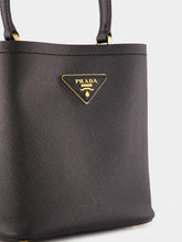 Prada Black Small Saffiano Leather Panier Bag