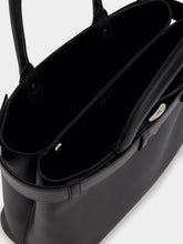 Prada Large Buckled Leather Handbag