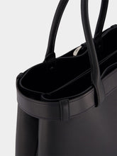 Prada Large Buckled Leather Handbag