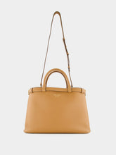 Prada Caramel Medium Leather Handbag with Double Belt
