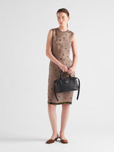 Prada Black Small Leather Handbag With Buckle Straps