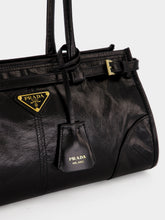 Prada Black Bonnie Medium Leather Handbag