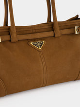 Prada Cocoa Brown Bonnie Leather Handbag