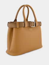 Prada Caramel Buckle Medium Leather Handbag
