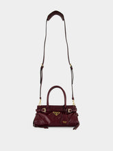Prada Burgundy Bonnie Leather Mini Bag