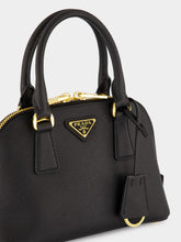 Prada Black Mini Promenade Leather Bag