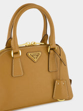 Prada Caramel Mini Promenade Leather Bag