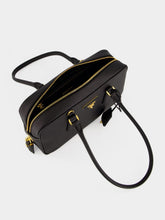 Prada Black Small Saffiano Top-Handle Bag