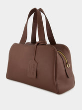 Prada Brown Leather Top-Handle Bag