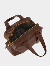 Prada Brown Leather Top-Handle Bag