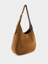 Prada Suede Leather Hobo Bag