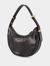 Prada Black Arqué Naplak Leather Shoulder Bag