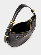 Prada Black Arqué Naplak Leather Shoulder Bag