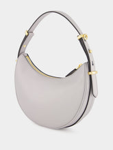 Prada Granite Gray Prada Arqué Small Leather Shoulder Bag