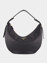Prada Black Arqué Large Leather Bag
