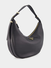 Prada Black Arqué Large Leather Bag