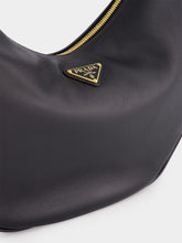 Prada Black Arqué Large Leather Bag