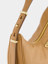 Prada Caramel Arqué Large Leather Bag