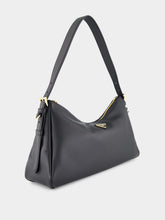 Prada Black Soft Grain Leather Shoulder Bag